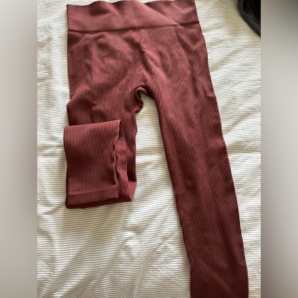 Rust colored leggings. New and never used